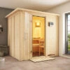 KARIBU Sodin Sauna , Naturbelassen, Fichte, 210x184x202 Cm, Fronteinstieg, Klarglastür U. Kranz, Ofen 4,5 KW Bio Ext. Strg. -Kettler Verkaufs-Shop 30682 3 01.jpg