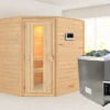 KARIBU Mia Sauna , Naturbelassen, Fichte, 196x170x198 Cm, Energiespartür, Ofen 4,5 KW Bio Ext. Strg. Easy -Kettler Verkaufs-Shop 30749 3 01.jpg