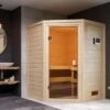 KARIBU Antonia Sauna , Naturbelassen, Fichte, 145x145x187 Cm,SETOfen 4,5 KW Bio Ext. Strg. Easy -Kettler Verkaufs-Shop 30759 3 01.jpg