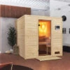 KARIBU Jara Sauna , Naturbelassen, Fichte, 195x195x187 Cm,SETOfen 4,5 KW Bio Ext. Strg. Easy -Kettler Verkaufs-Shop 30769 3 01.jpg