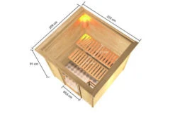 KARIBU Jara Sauna , Naturbelassen, Fichte, 223x209x191 Cm, Kranz SET, Ofen 4,5 KW Integr. Strg. 14 KARIBU Jara Sauna , Naturbelassen, Fichte, 223x209x191 Cm, Kranz SET, Ofen 4,5 KW Integr. Strg. -Kettler Verkaufs-Shop 30770 1 05.jpg