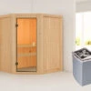 KARIBU Faurin Sauna , Naturbelassen, Fichte, 170x151x198 Cm,SETOfen 4,5 KW Integr. Strg. -Kettler Verkaufs-Shop 30773 1 01.jpg