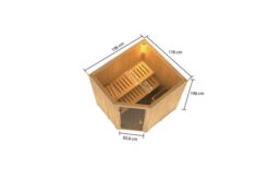 KARIBU Bodo Sauna , Naturbelassen, Fichte, 196x178x198 Cm,SETOfen 4,5 KW Ext. Strg. Easy 16 KARIBU Bodo Sauna , Naturbelassen, Fichte, 196x178x198 Cm,SETOfen 4,5 KW Ext. Strg. Easy -Kettler Verkaufs-Shop 30775 2 05.jpg