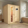 KARIBU Norin Sauna, Naturbelassen, Fichte, 151 X 151 X 198 Cm, Fronteinstieg, Energiespartür Mit Ofen 4,5 KW Ext. Strg. Easy 1 KARIBU Norin Sauna, Naturbelassen, Fichte, 151 X 151 X 198 Cm, Fronteinstieg, Energiespartür Mit Ofen 4,5 KW Ext. Strg. Easy -Kettler Verkaufs-Shop 30907 2 01.jpg