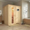 KARIBU Norin Sauna, Naturbelassen, Fichte, 151 X 151 X 198 Cm, Fronteinstieg, Energiespartür SET Mit Ofen 4,5 KW Bio Ext. Strg. 2 KARIBU Norin Sauna, Naturbelassen, Fichte, 151 X 151 X 198 Cm, Fronteinstieg, Energiespartür SET Mit Ofen 4,5 KW Bio Ext. Strg. -Kettler Verkaufs-Shop 30907 3 01.jpg