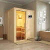KARIBU Norin Sauna, Naturbelassen, Fichte, 151 X 151 X 198 Cm, Fronteinstieg, Mit Klarglastür, SET Mit Ofen 4,5 KW Ext. Strg. Easy 1 KARIBU Norin Sauna, Naturbelassen, Fichte, 151 X 151 X 198 Cm, Fronteinstieg, Mit Klarglastür, SET Mit Ofen 4,5 KW Ext. Strg. Easy -Kettler Verkaufs-Shop 30910 2 01.jpg