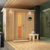 KARIBU Variado Sauna, Naturbelassen, Fichte, 210 X 132 X 202 Cm, Fronteinstieg, Mit Energiespartür, SET Mit Ofen 4,5 KW Ext. Strg. Easy -Kettler Verkaufs-Shop 30919 5 01.jpg