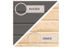 KARIBU Skrollan 1 Saunahaus, Terragrau, Fichte, 336 X 196 X 195 Cm, Fronteinstieg, Mit Moderner Tür SET Mit Fenster, Ofen 9 KW Bio Ext. Strg. Easy -Kettler Verkaufs-Shop 30941 3 04.jpg