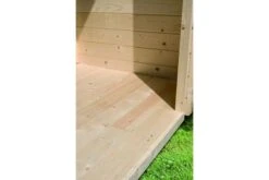 KARIBU Fasshaus 3 Saunahaus, Naturbelassen, Fichte, 219 X 385 X 218,5 Cm, Fronteinstieg, SET Mit Ofen 9 KW Ext. Strg. -Kettler Verkaufs-Shop 30945 2 09.jpg