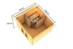 KARIBU Mainburg 1 Saunahaus, Terragrau, Fichte, 309x309x229 Cm, SET 1 Mit Doppelflügeltür Und Vorraum -Kettler Verkaufs-Shop 31317 4 05.jpg