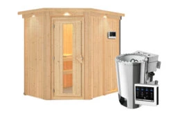 KARIBU Caspin Energiespar-Sauna, Naturbelassen, Fichte, 210x165x202 Cm, Mit Kranz Und 3,6 KW Bio-Ofen Ext. Steuerung 19 KARIBU Caspin Energiespar-Sauna, Naturbelassen, Fichte, 210x165x202 Cm, Mit Kranz Und 3,6 KW Bio-Ofen Ext. Steuerung -Kettler Verkaufs-Shop 31391 4 03.jpg