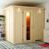 KARIBU Eupin Energiespar-Sauna, Naturbelassen, Fichte, 210x184x202 Cm, Mit Kranz Und Fronteinstieg 2 KARIBU Eupin Energiespar-Sauna, Naturbelassen, Fichte, 210x184x202 Cm, Mit Kranz Und Fronteinstieg -Kettler Verkaufs-Shop 31392 1 01.jpg
