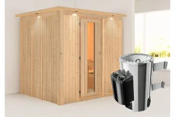 KARIBU Eupin Energiespar-Sauna, Naturbelassen, Fichte, 210x184x202 Cm, Mit Kranz Und 3,6 KW Ofen Integr. Steuerung -Kettler Verkaufs-Shop 31392 2 03.jpg