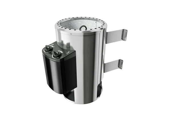 KARIBU Lobin Energiespar-Sauna, Naturbelassen, Fichte, 210x184x202 Cm, Mit Kranz Und 3,6 KW Ofen Integr. Steuerung 11 KARIBU Lobin Energiespar-Sauna, Naturbelassen, Fichte, 210x184x202 Cm, Mit Kranz Und 3,6 KW Ofen Integr. Steuerung – Bild 9