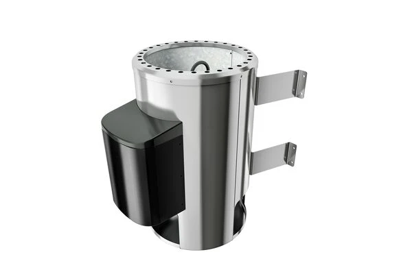 KARIBU Lobin Energiespar-Sauna, Naturbelassen, Fichte, 210x184x202 Cm, Mit Kranz Und 3,6 KW Ofen Ext. Steuerung Modern 15 KARIBU Lobin Energiespar-Sauna, Naturbelassen, Fichte, 210x184x202 Cm, Mit Kranz Und 3,6 KW Ofen Ext. Steuerung Modern – Bild 13