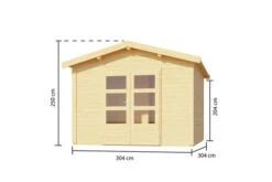 KARIBU Svenson Saunahaus, Naturbelassen, Fichte, 304x304x250 Cm, Mit 9 KW Bio-Ofen Ext. Steuerung -Kettler Verkaufs-Shop 31395 3 05.jpg