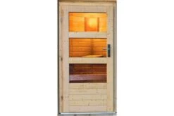 KARIBU Pelle Saunahaus, Naturbelassen, Fichte, 231x231x227 Cm, Mit 9 KW Bio-Ofen Ext. Steuerung -Kettler Verkaufs-Shop 31396 3 03.jpg