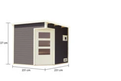 KARIBU Pelle Saunahaus, Terragrau, Fichte, 231x231x227 Cm, Mit 9 KW Ofen Ext. Steuerung 20 KARIBU Pelle Saunahaus, Terragrau, Fichte, 231x231x227 Cm, Mit 9 KW Ofen Ext. Steuerung -Kettler Verkaufs-Shop 31396 5 05.jpg