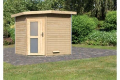 KARIBU Mikka Saunahaus, Fichte, Naturbelassen 231x196x226 Cm, Inkl. Drei Liegen -Kettler Verkaufs-Shop 31397 02.jpg