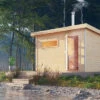 KARIBU Skrollan 1 Saunahaus, Naturbelassen, Fichte, 336x196x228 Cm, Moderne Tür & Holzofen Inkl. Schornstein -Kettler Verkaufs-Shop 31399 2 01.jpg