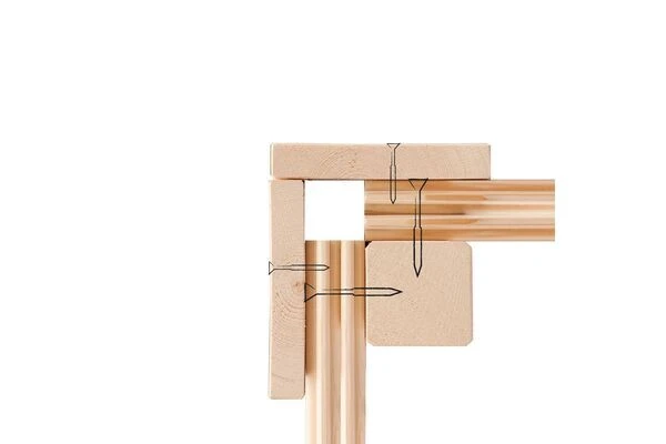 KARIBU Skrollan 1 Saunahaus, Terragrau, Fichte, 336x196x228 Cm, Moderne Tür & Holzofen Inkl. Schornstein 16 KARIBU Skrollan 1 Saunahaus, Terragrau, Fichte, 336x196x228 Cm, Moderne Tür & Holzofen Inkl. Schornstein – Bild 14