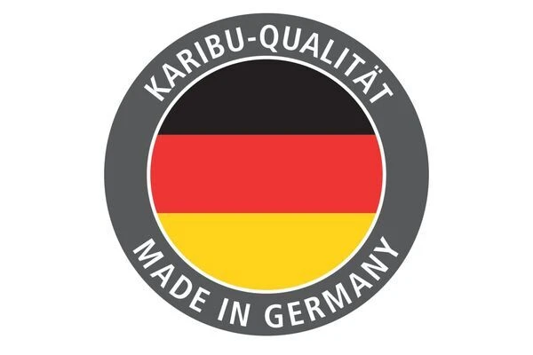 KARIBU Skrollan 2 Saunahaus, Naturbelassen, Fichte, 336x231x227 Cm, Moderne Tür & Holzofen Inkl. Schornstein 16 KARIBU Skrollan 2 Saunahaus, Naturbelassen, Fichte, 336x231x227 Cm, Moderne Tür & Holzofen Inkl. Schornstein – Bild 14