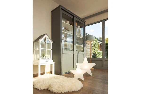 8-Seasons Shining Star Mini Dekoleuchte, Weiß, Polyethylen, Ø40x10x37cm, Mit Standard-E27-Fassung 5 8-Seasons Shining Star Mini Dekoleuchte, Weiß, Polyethylen, Ø40x10x37cm, Mit Standard-E27-Fassung – Bild 3