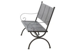 MBM Bank Romeo, Marone, Schmiedeeisen Verzinkt, Pulverbeschichtet, 3-Sitzer, 171x101x68 Cm -Kettler Verkaufs-Shop 3 10896.jpg