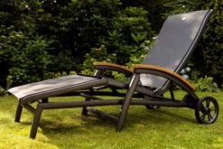 HARTMAN Da Vinci Gartenliege, Xerix/anthrazit, Alu/Textilene, 170 X 82 X 30 Cm, Mit FSC-Teak-Armlehnen -Kettler Verkaufs-Shop 3 11664 1.jpg
