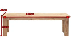 OUTFLEXX Sitzbank, Natur, Recyceltes SLVK-Teakholz, 150 X 40 X 45 Cm -Kettler Verkaufs-Shop 3 13424 2.jpg