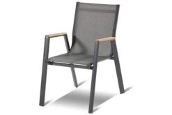 HARTMAN Aruba Esstischgruppe, Xerix/natur, Alu/FSC-Teak, 6 Stapelsessel, 170x170cm -Kettler Verkaufs-Shop 3 16989.jpg