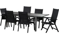 KETTLER Basic Plus Sitzgruppe, Anthrazit/anthrazit, Alu/Textilene, 180/240x90cm, 4 Stapel-, 2 Multipositionssessel -Kettler Verkaufs-Shop 3 17231.jpg