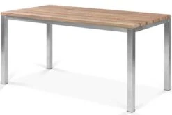 OUTFLEXX Esstischgarnitur, Edelstahl / FSC-Teak, Tisch 150x80cm, 6 Multipositionssessel, Silber -Kettler Verkaufs-Shop 3 17275.jpg