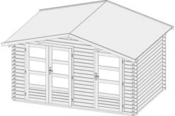 KARIBU Gartenhaus Radur, Fichtenholz 28 Mm, Naturbelassen -Kettler Verkaufs-Shop 3 18042 1.jpg