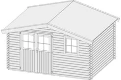 KARIBU Gartenhaus Felsenau, Fichtenholz 40 Mm, Naturbelassen -Kettler Verkaufs-Shop 3 18044 4.jpg