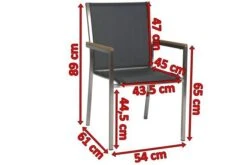 STERN Polaris Stapelsessel, Silbergrau, Edelstahl/Textilene, Mit FSC-Teak Armlehnen -Kettler Verkaufs-Shop 3 18069.jpg