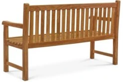 OUTFLEXX Ontario 3-Sitzer Gartenbank, Natur, Teakholz, 150x62x92cm, Fein Geschliffen 9 OUTFLEXX Ontario 3-Sitzer Gartenbank, Natur, Teakholz, 150x62x92cm, Fein Geschliffen -Kettler Verkaufs-Shop 3 18309.jpg