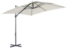 OUTFLEXX Ampelschirm, Anthrazit/creme, Pulverbesch. Aluminium, 250x250cm, Inkl. Plattenständer -Kettler Verkaufs-Shop 3 18353.jpg