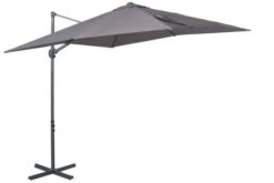 OUTFLEXX Ampelschirm, Anthrazit, Pulverbesch. Aluminium, 250x250cm, Inkl. Plattenständer -Kettler Verkaufs-Shop 3 18354.jpg