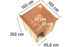 KARIBU Systemsauna Norin, Fichtenholz 68mm, Fronteinstieg, Ca. 2,3m² -Kettler Verkaufs-Shop 3 18405 21.jpg