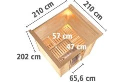 KARIBU Systemsauna Rodin, Fichtenholz 68mm, Fronteinstieg, Ca. 3,8m² 15 KARIBU Systemsauna Rodin, Fichtenholz 68mm, Fronteinstieg, Ca. 3,8m² -Kettler Verkaufs-Shop 3 18415 23.jpg