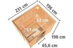 KARIBU Systemsauna Gobin, Fichtenholz 68mm, Fronteinstieg, Ca. 4,5m² -Kettler Verkaufs-Shop 3 18417 9.jpg