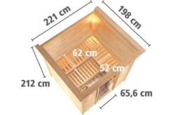 KARIBU Massivholzsauna Mojave, Fichtenholz 40mm, Fronteinstieg, Ca. 3,6m² -Kettler Verkaufs-Shop 3 18441 6.jpg