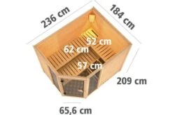 KARIBU Massivholzsauna Sinai 3, Fichtenholz 40mm, Eckeinstieg, Ca. 2m² -Kettler Verkaufs-Shop 3 18443 4.jpg