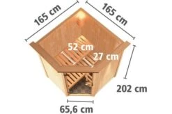 KARIBU Systemsauna Nanja, Fichtenholz 68mm, Eckeinstieg, Ca. 2m² -Kettler Verkaufs-Shop 3 18456 22.jpg