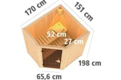 KARIBU Systemsauna Tonja, Fichtenholz 68mm, Eckeinstieg, Ca. 2,3m² 13 KARIBU Systemsauna Tonja, Fichtenholz 68mm, Eckeinstieg, Ca. 2,3m² -Kettler Verkaufs-Shop 3 18458 4.jpg