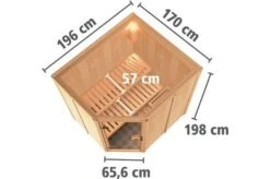 KARIBU Systemsauna Lilja, Fichtenholz 68mm, Eckeinstieg, Ca. 3m² -Kettler Verkaufs-Shop 3 18464 9.jpg