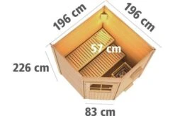 KARIBU Saunahaus Pekka, Fichtenholz 38mm, Eckeinstieg, Ca. 3,7m² -Kettler Verkaufs-Shop 3 18478 8.jpg