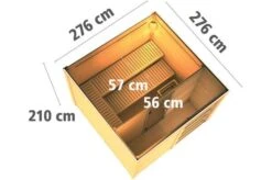 KARIBU Saunahaus Cuben, Fichtenholz 38mm, Fronteinstieg, Ca. 7,6m² 13 KARIBU Saunahaus Cuben, Fichtenholz 38mm, Fronteinstieg, Ca. 7,6m² -Kettler Verkaufs-Shop 3 18484 4.jpg