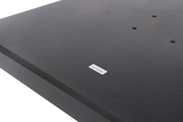 OUTFLEXX Schirmständer, Granit, 80x80x16,5cm, 120kg, Mit Lenkrollen 5 OUTFLEXX Schirmständer, Granit, 80x80x16,5cm, 120kg, Mit Lenkrollen – Bild 3